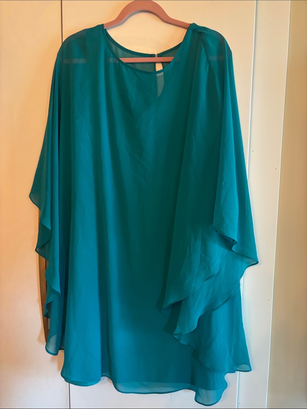 Women’s Teal Chiffon Dress